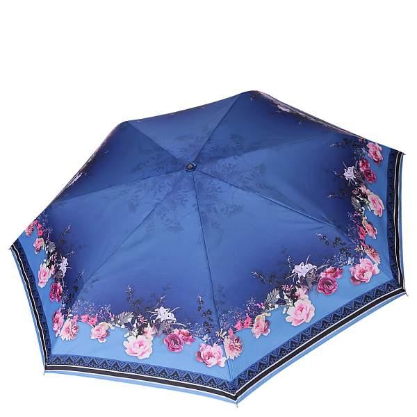 P-19106-5 Зонт жен. Fabretti, мини суперавтомат, 3 сложения, эпонж Fabretti, Артикул: P-19106-5 фото №1