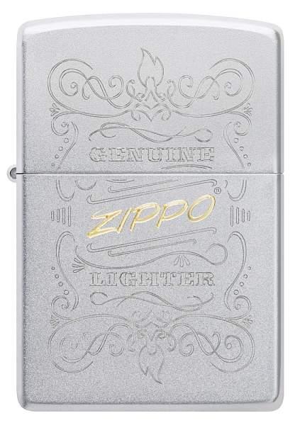 Зажигалка ZIPPO Лучшая цена 2023 с покрытием Satin Chrome, латунь/сталь, серебристая, 38x13x57 мм 48782 Zippo, Артикул: 48782 фото №1