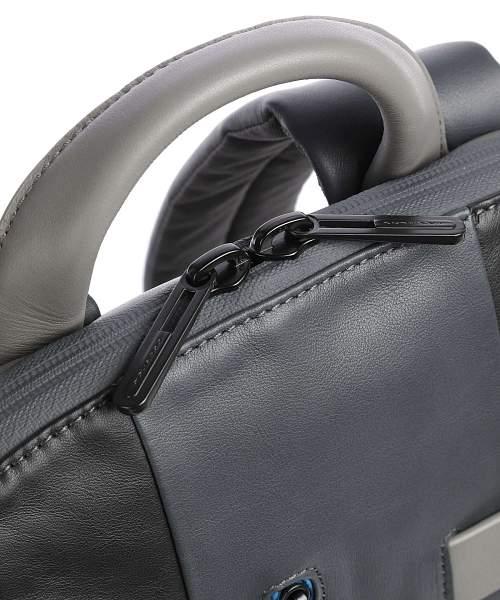 Городской компактный кожаный рюкзак Piquadro Piquadro, Артикул: CA5608UB00/NGR фото №1