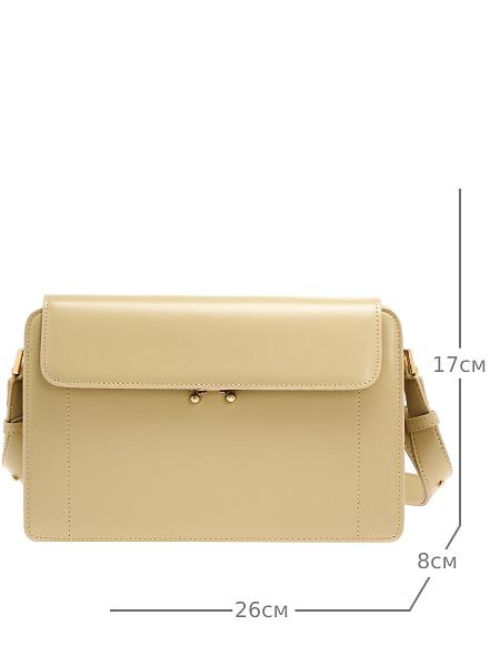 JS-9993-61 бежевая сумка женская (кожа) Jane's Story Jane's Story, Артикул: JS-9993-61 фото №1