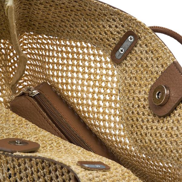 JS-8906-09 коричневая сумка женская Jane's Story Jane's Story, Артикул: JS-8906-09 фото №1