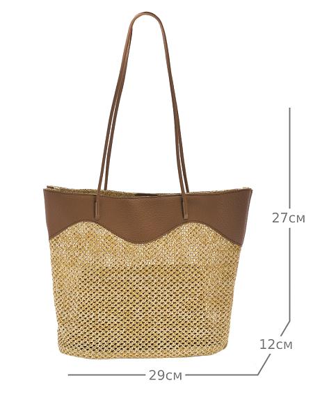 JS-8906-09 коричневая сумка женская Jane's Story Jane's Story, Артикул: JS-8906-09 фото №1