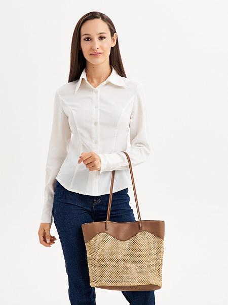 JS-8906-09 коричневая сумка женская Jane's Story Jane's Story, Артикул: JS-8906-09 фото №1