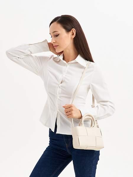 JS-2035-62 белая сумка женская Jane's Story Jane's Story, Артикул: JS-2035-62 фото №1