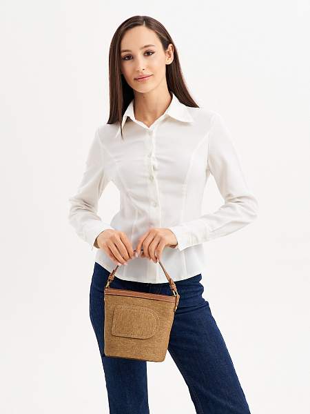 JS-3078-61 бежевая сумка женская Jane's Story Jane's Story, Артикул: JS-3078-61 фото №1