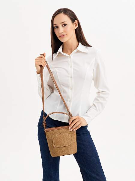 JS-3078-61 бежевая сумка женская Jane's Story Jane's Story, Артикул: JS-3078-61 фото №1