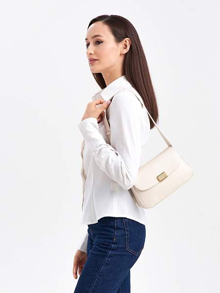 JS-3100-62 белая сумка женская Jane's Story Jane's Story, Артикул: JS-3100-62 фото №1