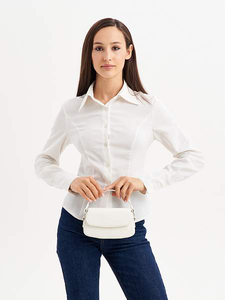 JS-6066-62 белая сумка женская Jane's Story Jane's Story, Артикул: JS-6066-62 фото №1