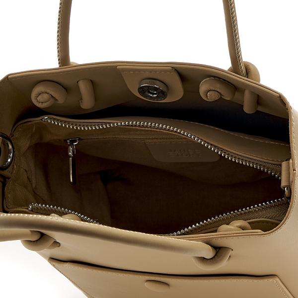 JS-8130-61 бежевая сумка женская (кожа) Jane's Story Jane's Story, Артикул: JS-8130-61 фото №1