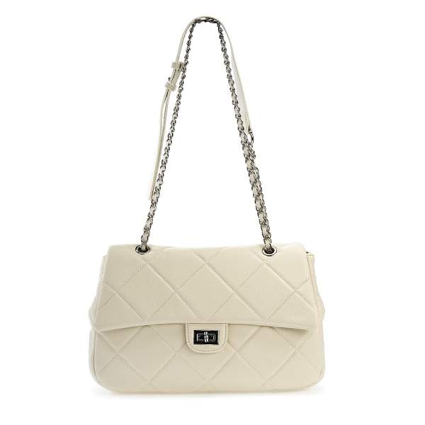 JS-8705-62 белая сумка женская (кожа) Jane's Story Jane's Story, Артикул: JS-8705-62 фото №1