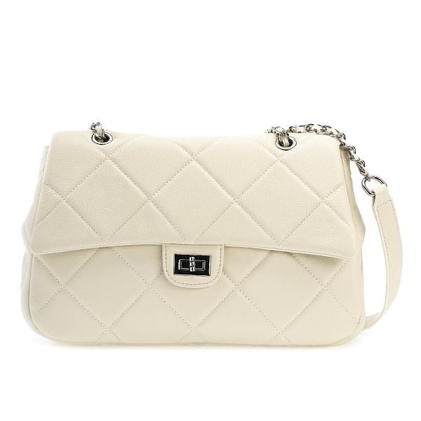 JS-8705-62 белая сумка женская (кожа) Jane's Story Jane's Story, Артикул: JS-8705-62 фото №1