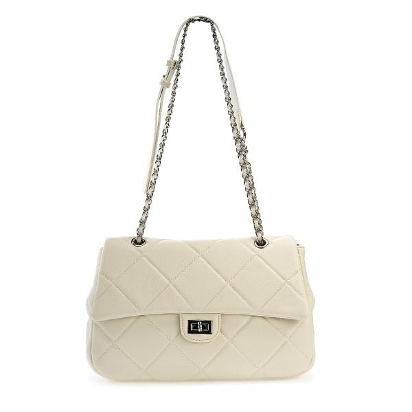 JS-8705-62 белая сумка женская (кожа) Jane's Story Jane's Story, Артикул: JS-8705-62 фото №1