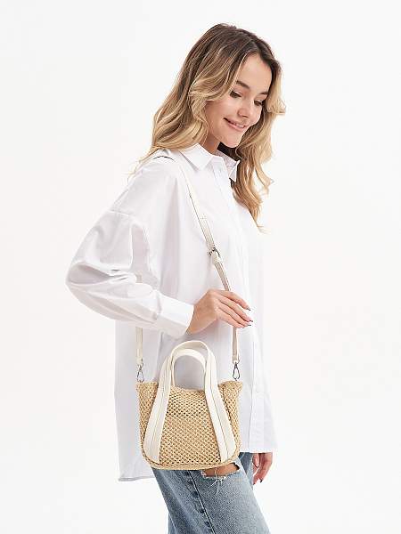 JS-1039-62 белая сумка женская Jane's Story Jane's Story, Артикул: JS-1039-62 фото №1