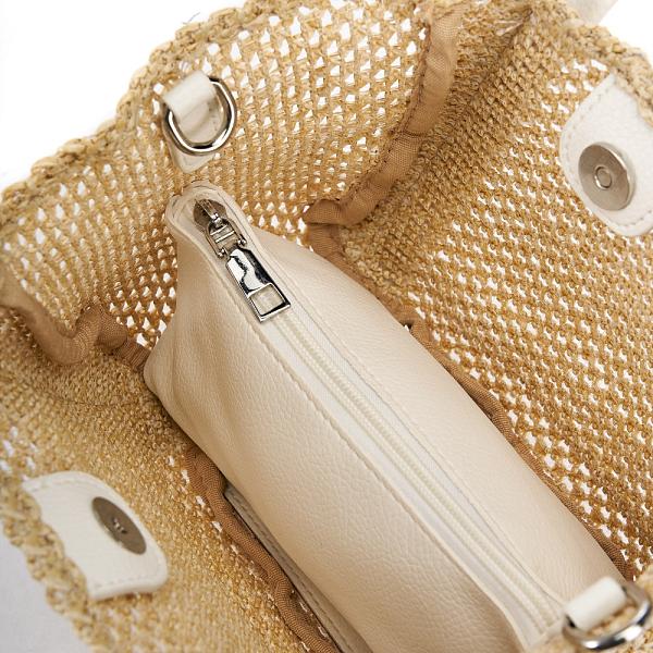 JS-1039-62 белая сумка женская Jane's Story Jane's Story, Артикул: JS-1039-62 фото №1