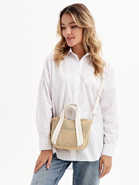 JS-1039-62 белая сумка женская Jane's Story Jane's Story, Артикул: JS-1039-62 фото №1