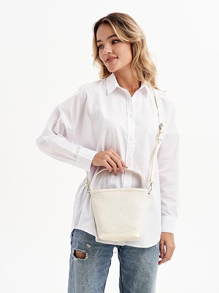 JS-1851-62 белая сумка женская Jane's Story Jane's Story, Артикул: JS-1851-62 фото №1