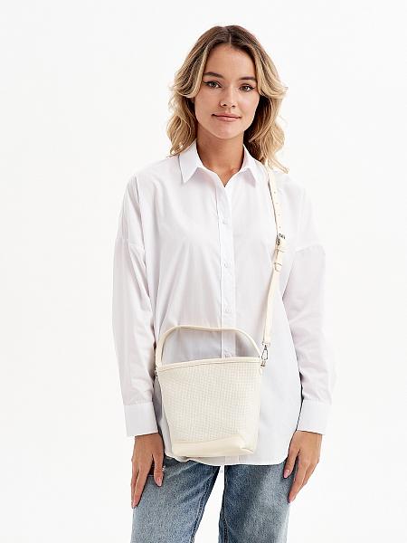 JS-1851-62 белая сумка женская Jane's Story Jane's Story, Артикул: JS-1851-62 фото №1