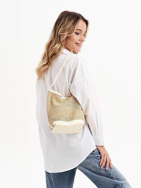 JS-3119-62 белая сумка женская Jane's Story Jane's Story, Артикул: JS-3119-62 фото №1