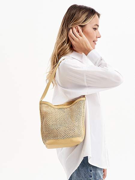 JS-3119-67 желтая сумка женская Jane's Story Jane's Story, Артикул: JS-3119-67 фото №1