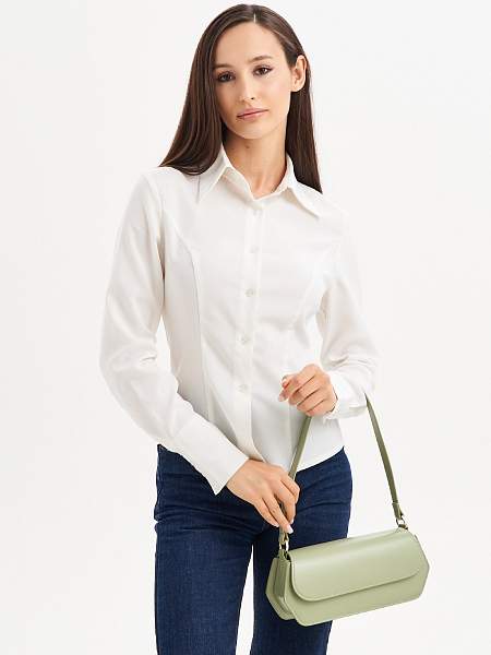 JS-9617-65 зеленая сумка женская (кожа) Jane's Story Jane's Story, Артикул: JS-9617-65 фото №1