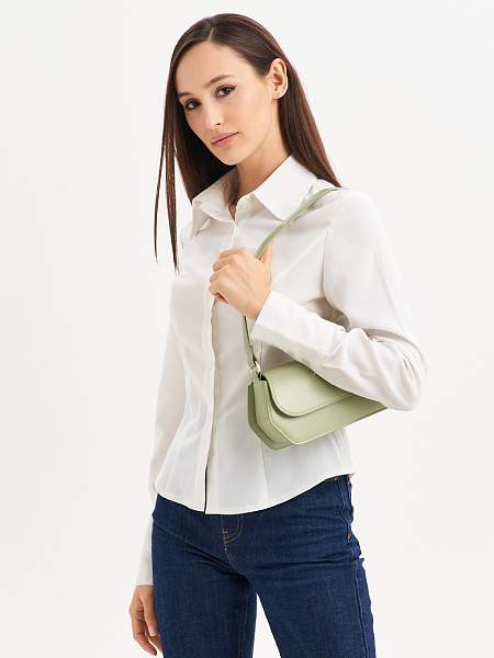 JS-9617-65 зеленая сумка женская (кожа) Jane's Story Jane's Story, Артикул: JS-9617-65 фото №1