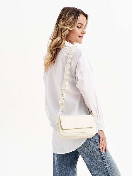 JS-796-62 белая сумка женская Jane's Story Jane's Story, Артикул: JS-796-62 фото №1