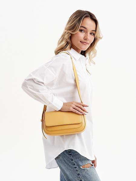 JS-796-67 желтая сумка женская Jane's Story Jane's Story, Артикул: JS-796-67 фото №1