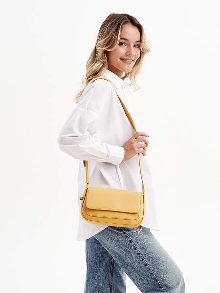JS-796-67 желтая сумка женская Jane's Story Jane's Story, Артикул: JS-796-67 фото №1