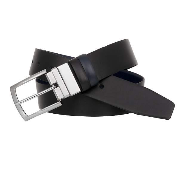 Ремень двухсторонний черный Conti Uomo 40123 Black/Blue Conti Uomo, Артикул: 40123 Black/Blue фото №1