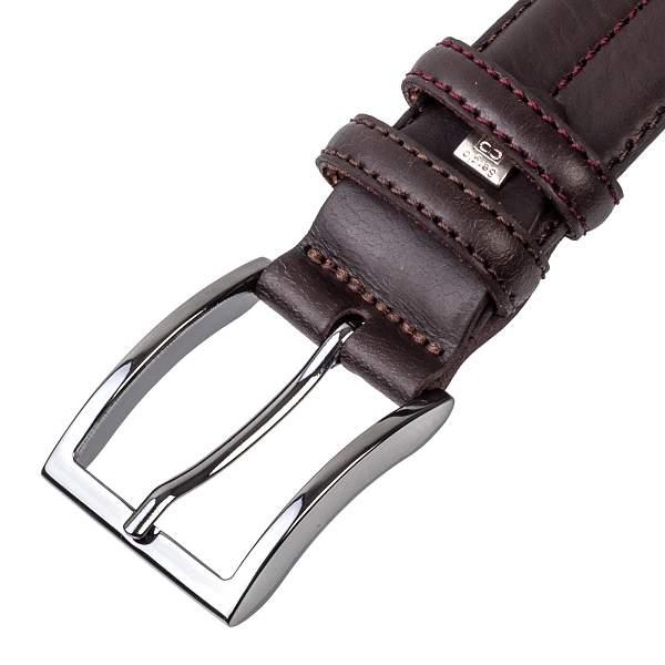 Ремень тёмно-коричневый Sergio Belotti 6094/35 T.Moro Sergio Belotti, Артикул: 6094/35 T.Moro фото №1