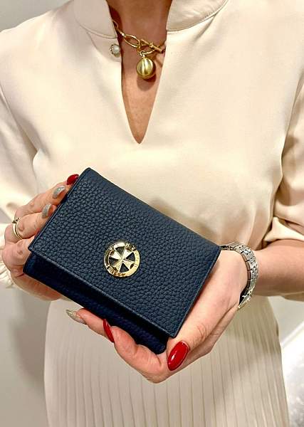 Кошелек NARVIN 9569-Polo D.Blue Vasheron, Артикул: 9569-Polo D.Blue фото №1