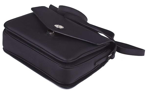 Сумка кросс-боди NARVIN 9810-Polo Black Vasheron, Артикул: 9810-Polo Black фото №1