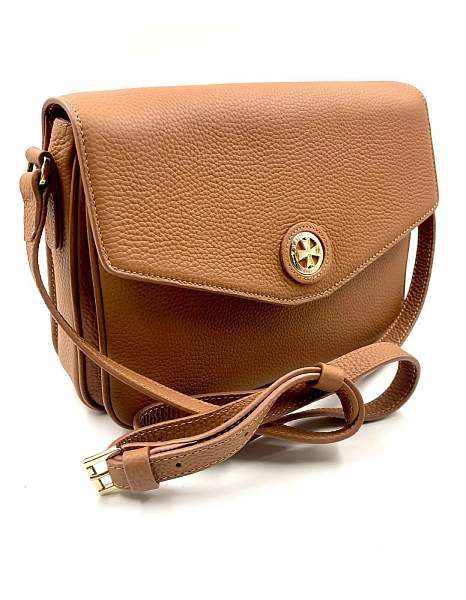 Сумка кросс-боди NARVIN 9810-Polo Caramel Vasheron, Артикул: 9810-Polo Caramel фото №1