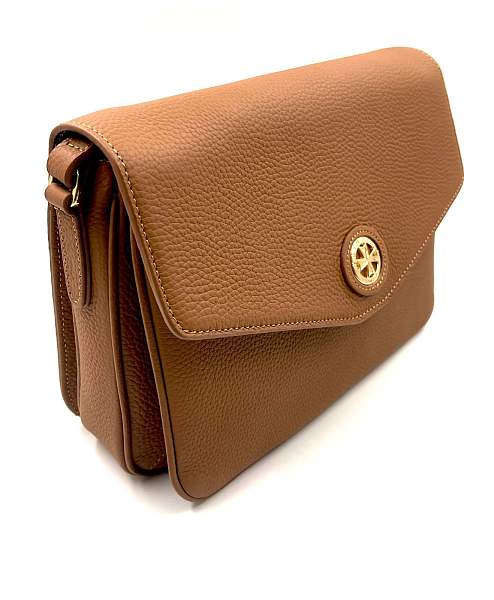 Сумка кросс-боди NARVIN 9810-Polo Caramel Vasheron, Артикул: 9810-Polo Caramel фото №1