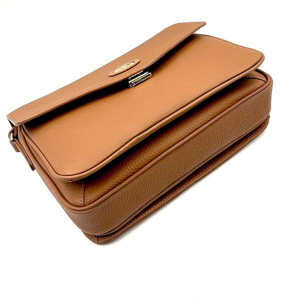 Сумка кросс-боди NARVIN 9810-Polo Caramel Vasheron, Артикул: 9810-Polo Caramel фото №1