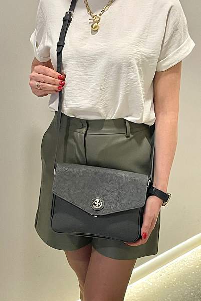 Сумка кросс-боди NARVIN 9810-Polo Grey Vasheron, Артикул: 9810-Polo Grey фото №1