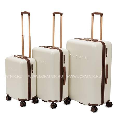 набор из 3 чемоданов bugatti amelia, бежевый, поликарбонат / абс-пластик, 50х29х76 см 49716350 BUGATTI