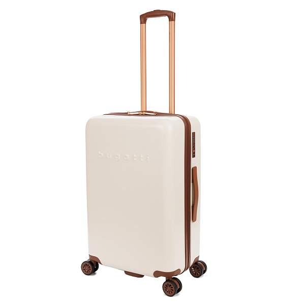 Чемодан BUGATTI Amelia, бежевый, поликарбонат / АБС-пластик, 42х24х67 см, 55 л 49716150 BUGATTI, Артикул: 49716150 фото №1