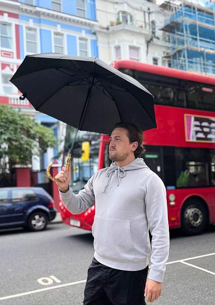 G938-01 Black (Черный) Зонт мужской механика Fulton Fulton, Артикул: G938-01 Black фото №1