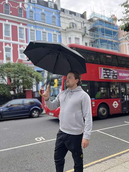 G938-01 Black (Черный) Зонт мужской механика Fulton Fulton, Артикул: G938-01 Black фото №1