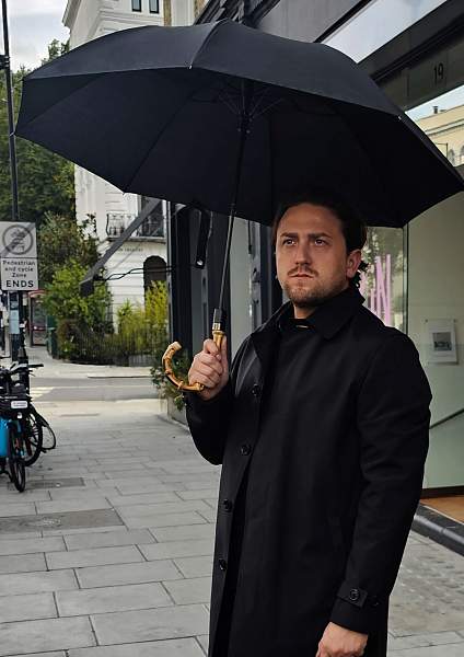 G938-01 Black (Черный) Зонт мужской механика Fulton Fulton, Артикул: G938-01 Black фото №1