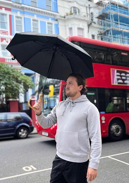 G938-01 Black (Черный) Зонт мужской механика Fulton Fulton, Артикул: G938-01 Black фото №1