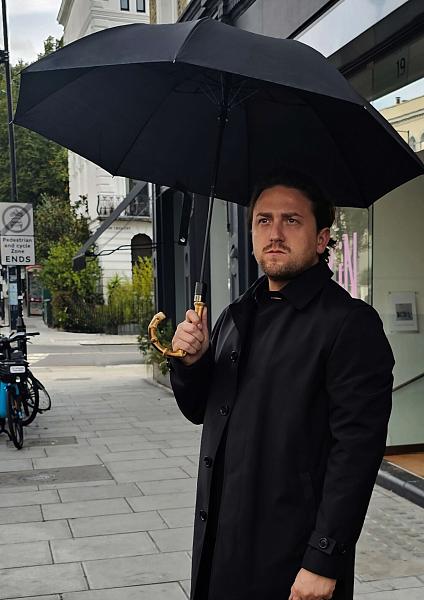 G938-01 Black (Черный) Зонт мужской механика Fulton Fulton, Артикул: G938-01 Black фото №1