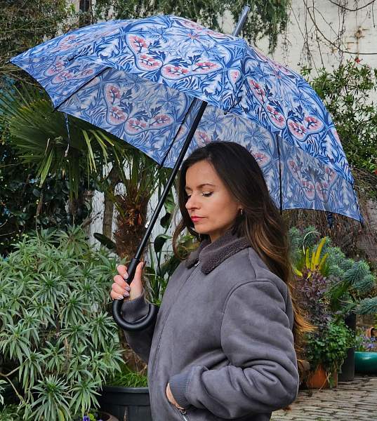 L931-4456 Bluebell (Колокольчик) Зонт женский трость Morris Co Fulton Fulton, Артикул: L931-4456 Bluebell фото №1