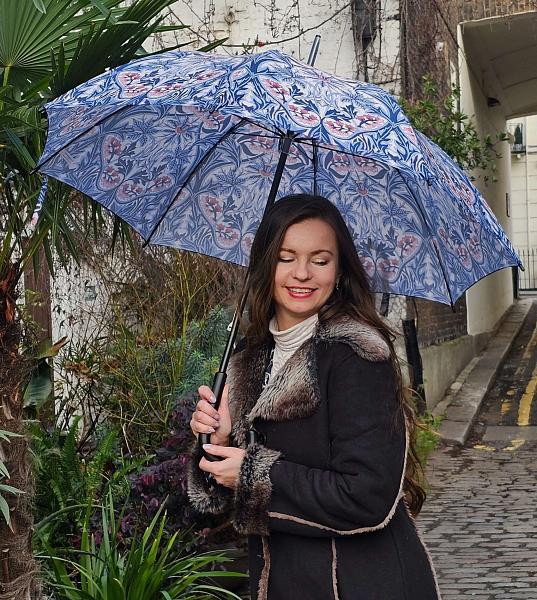 L931-4456 Bluebell (Колокольчик) Зонт женский трость Morris Co Fulton Fulton, Артикул: L931-4456 Bluebell фото №1