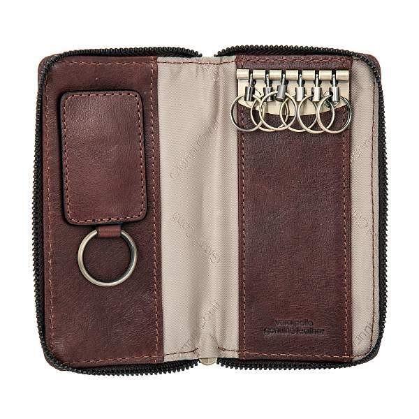 Ключница мужская кожаная Gianni Conti 919725 dark brown Gianni Conti, Артикул: 919725 dark brown фото №1