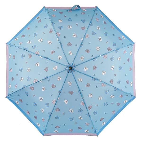 UFLR0021-9 Зонт жен. Fabretti, облегченный автомат, 3 сложения, 'эпонж Fabretti, Артикул: UFLR0021-9 фото №1