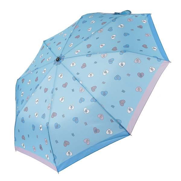 UFLR0021-9 Зонт жен. Fabretti, облегченный автомат, 3 сложения, 'эпонж Fabretti, Артикул: UFLR0021-9 фото №1