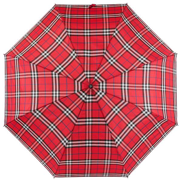 UFQ0017-4 Зонт жен. Fabretti, автомат, 3 сложения, клетка Fabretti, Артикул: UFQ0017-4 фото №1
