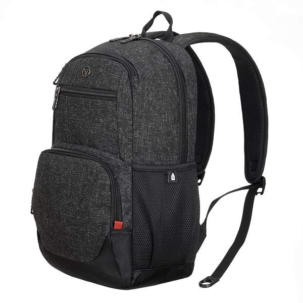 Рюкзак TORBER XPLOR с отделением для ноутбука 15.6", чёрн/сер меланж, полиэстер, 44х30,5х14 см, 19 л T9563 Torber, Артикул: T9563 фото №1